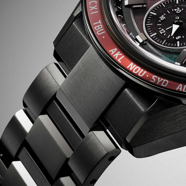 シチズン アテッサ ACT Line アクトライン Shades of Red 限定モデル ブラッドムーン 皆既月食 CC4077-71Z メンズ ソーラー GPS衛星電波受信 クロノグラフ