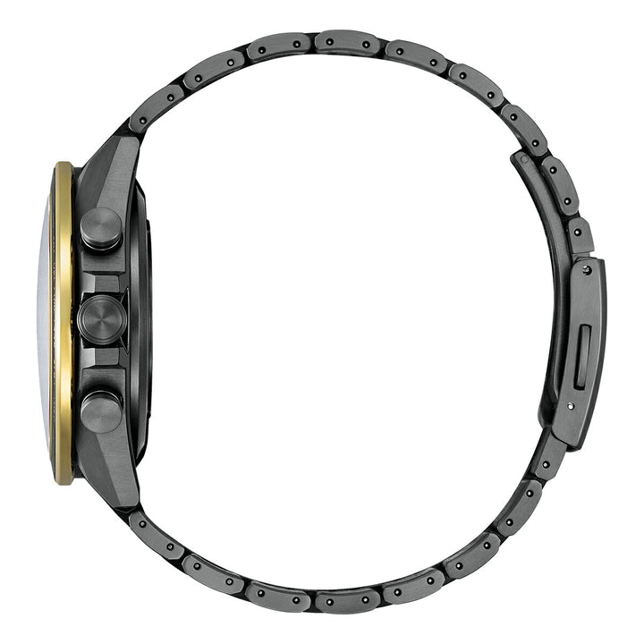 シチズン アテッサ ACT Line エコ・ドライブ 50周年記念 限定モデル LIGHT in BLACK CC4078-51E メンズ ソーラー GPS衛星電波受信 クロノグラフ