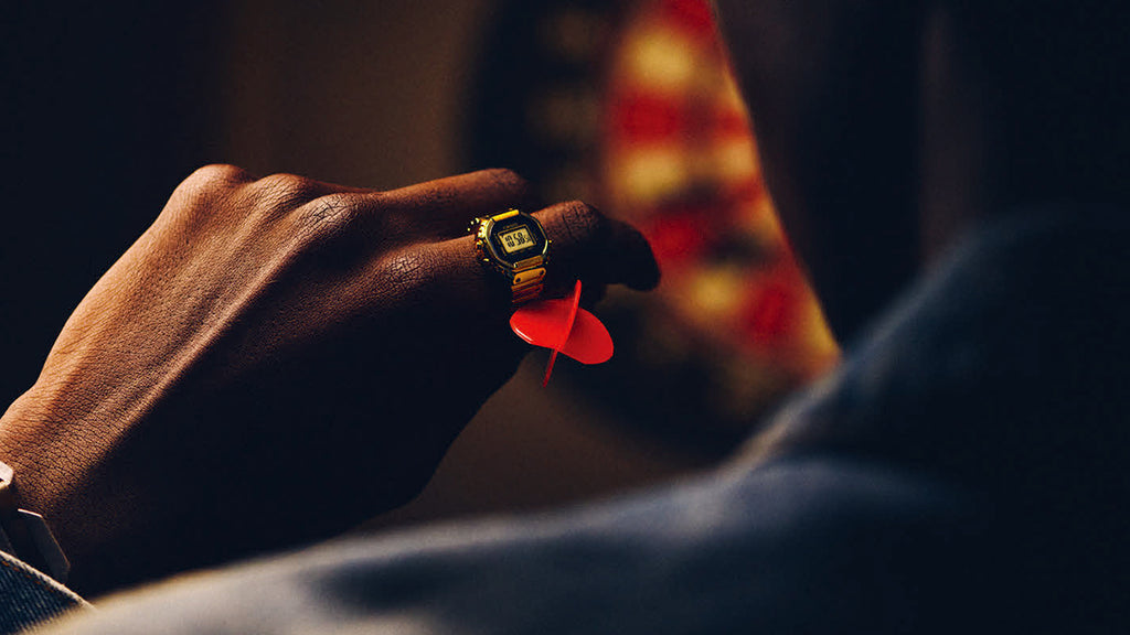 カシオ リングウオッチ ゴールド CRW-001G-9JR メンズ レディース 時計 電池式 デジタル