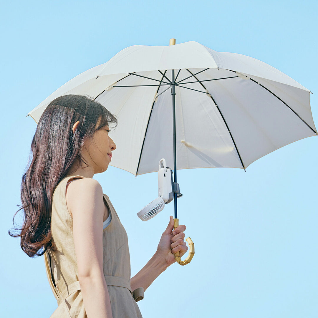 リズム Silky Wind Mobile 4 シリーズ用 日傘 クリップ スモークグレー CYY002RH00