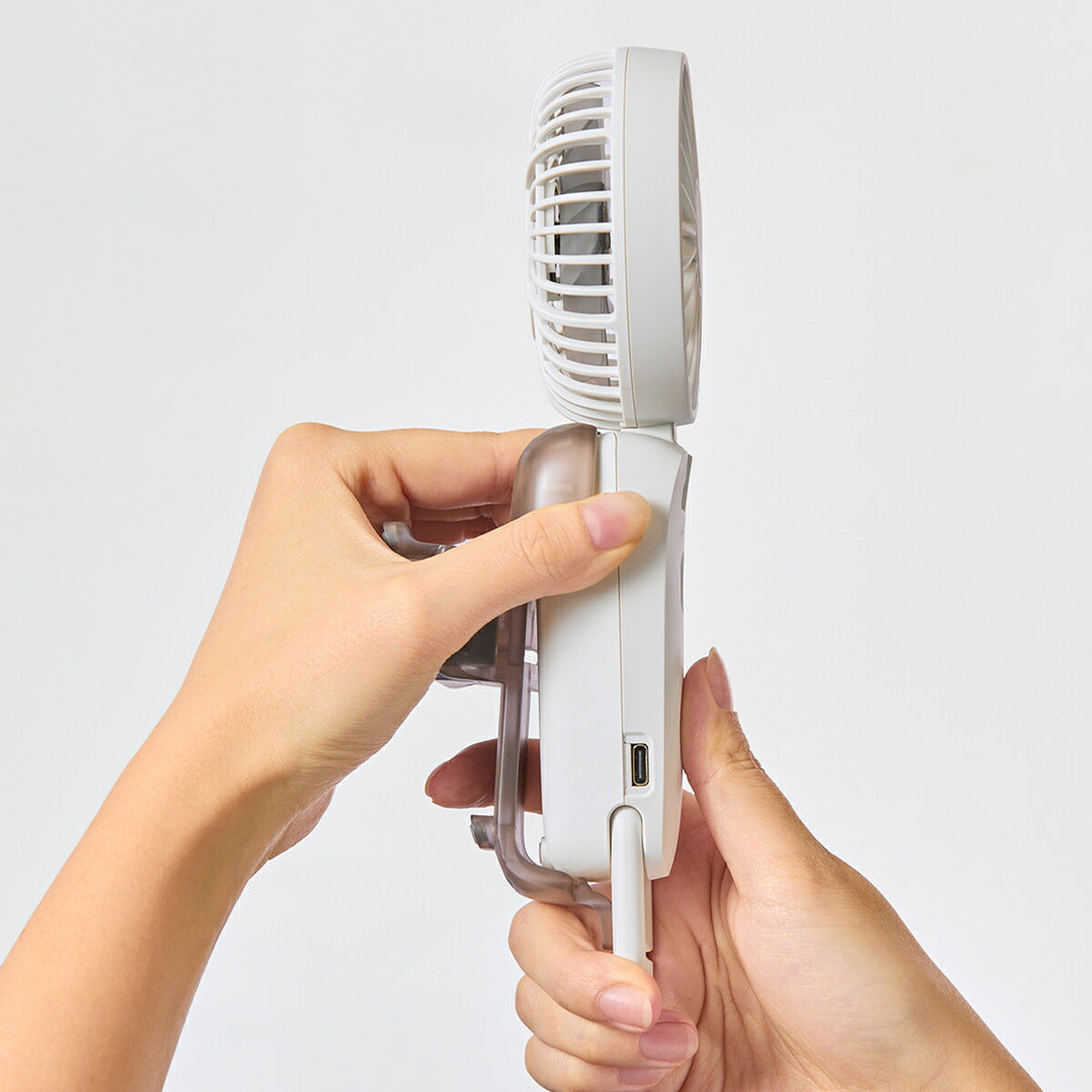 リズム Silky Wind Mobile 4 シリーズ用 日傘 クリップ スモークグレー CYY002RH00