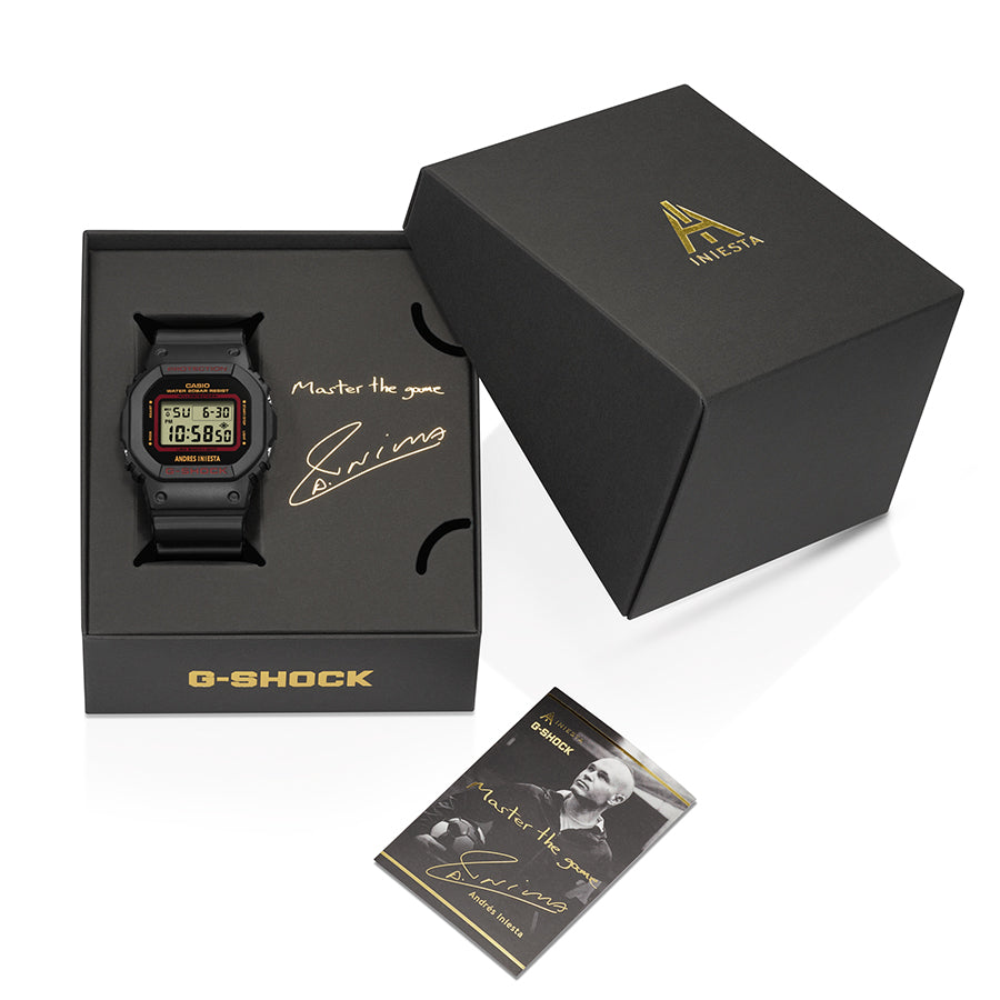G-SHOCK アンドレス・イニエスタ シグネチャーモデル DW-5600AI-1JR メンズ 腕時計 電池式 デジタル スクエア 国内正規品 カシオ