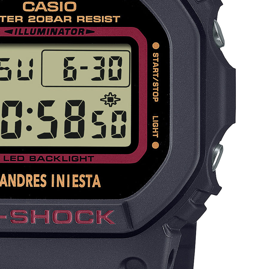 G-SHOCK アンドレス・イニエスタ シグネチャーモデル DW-5600AI-1JR メンズ 腕時計 電池式 デジタル スクエア 国内正規品 カシオ