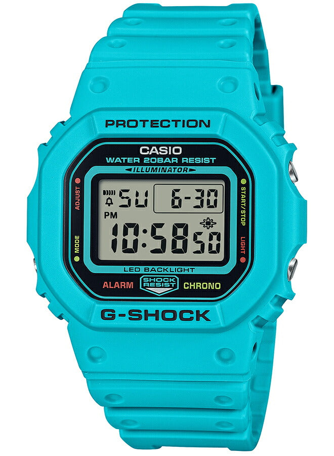 G-SHOCK 5600 ENERGY PACK エナジーパック DW-5600EP-2JF メンズ 腕時計 電池式 スクエア デジタル 樹脂バンド ブルー 国内正規品 カシオ