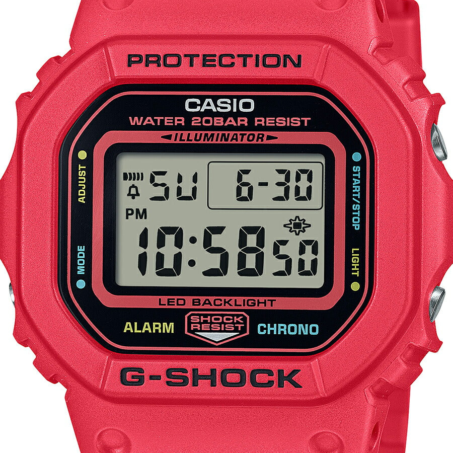 G-SHOCK 5600 ENERGY PACK エナジーパック DW-5600EP-4JF メンズ 腕時計 電池式 スクエア デジタル 樹脂バンド レッド 国内正規品 カシオ