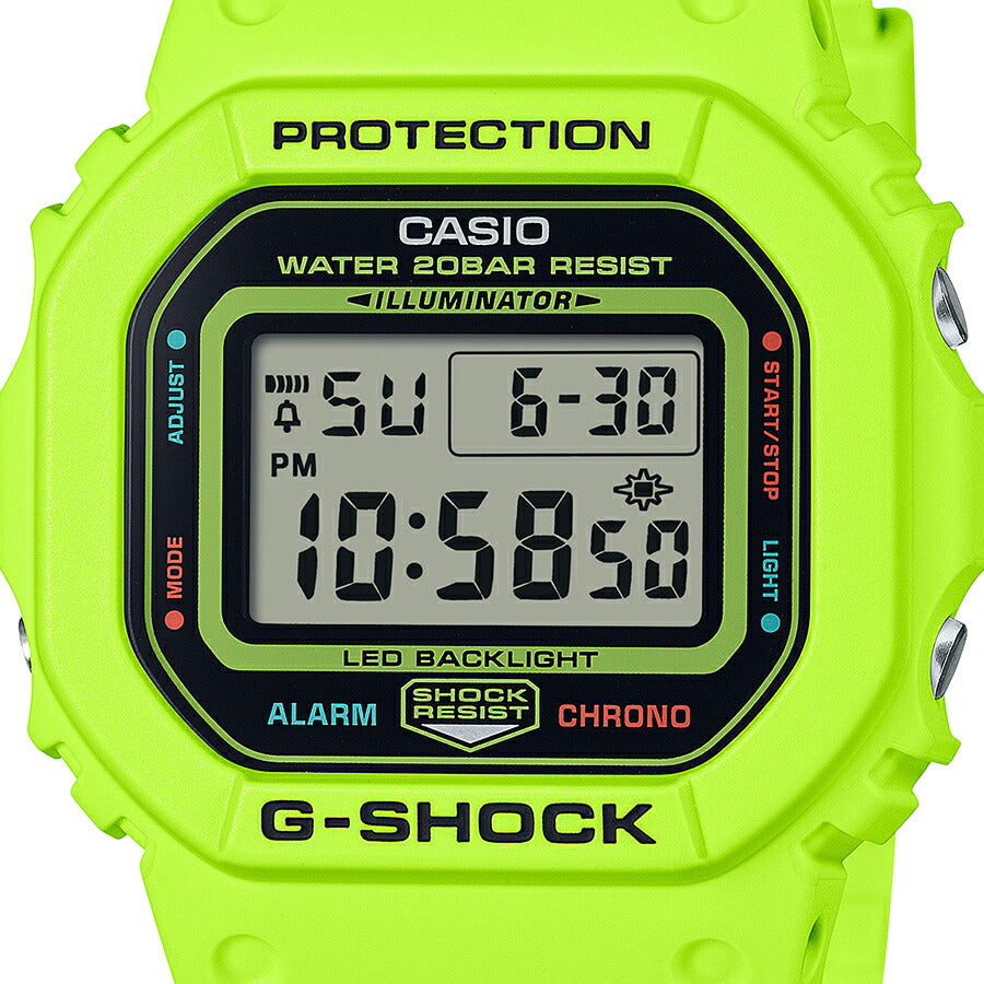 G-SHOCK 5600 ENERGY PACK エナジーパック DW-5600EP-9JF メンズ 腕時計 電池式 スクエア デジタル 樹脂バンド イエロー 国内正規品 カシオ