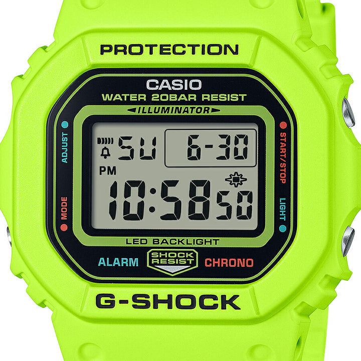 G-SHOCK 5600 ENERGY PACK エナジーパック DW-5600EP-9JF メンズ 腕時計 電池式 スクエア デジタル 樹脂バンド イエロー 国内正規品 カシオ