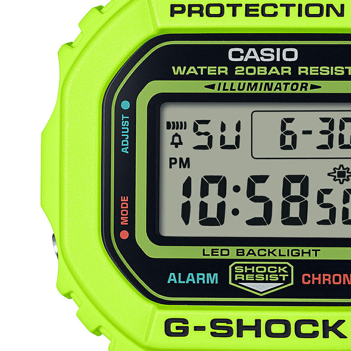 G-SHOCK 5600 ENERGY PACK エナジーパック DW-5600EP-9JF メンズ 腕時計 電池式 スクエア デジタル 樹脂バンド イエロー 国内正規品 カシオ