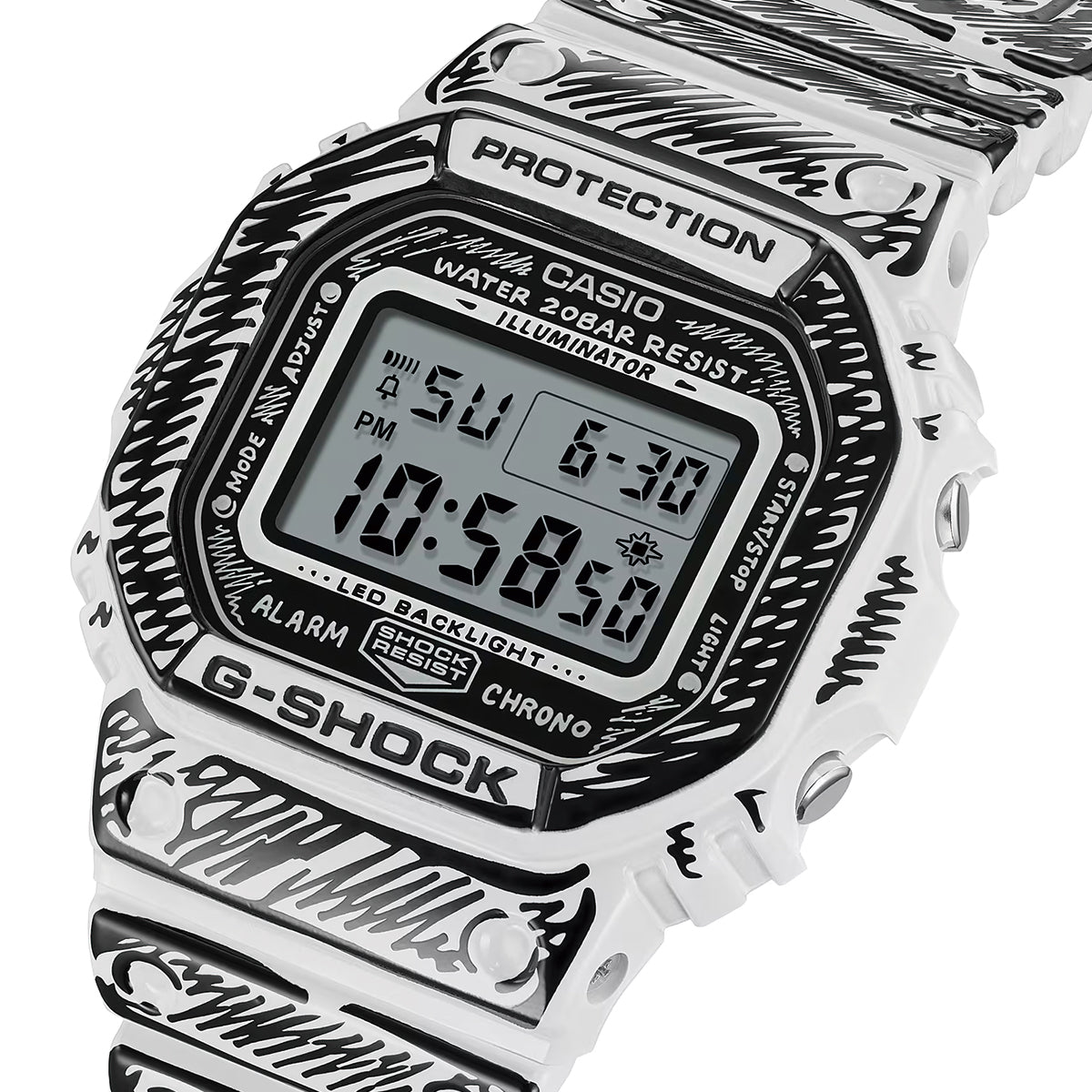 G-SHOCK Joshua Vides コラボレーションモデル ホワイト DW-5600JV-7JR
