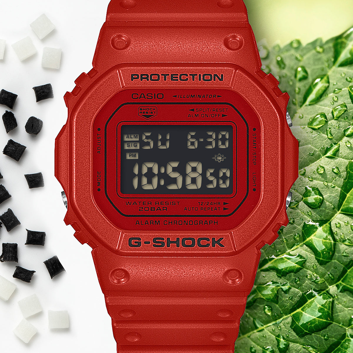 ク*ボ様 希少G-SHOCK DW-5600RRB 赤　レッド メンズ 腕時計 ORIGIN(G-SHOCK) G-SHOCK ICONIC RED Gショック アイコニックレッド DW