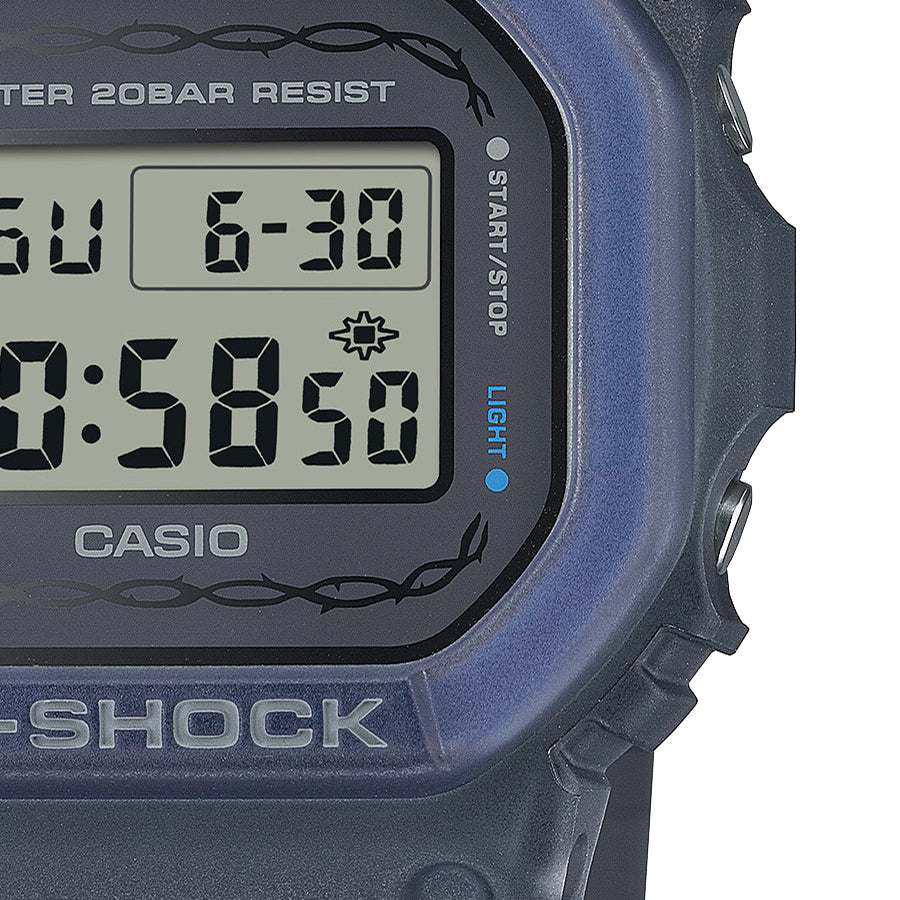 G-SHOCK プレシャスハートセレクション 2024 バラ DW-5600RS-8JF メンズ 腕時計 電池式 デジタル スクエア 樹脂バンド ブルー