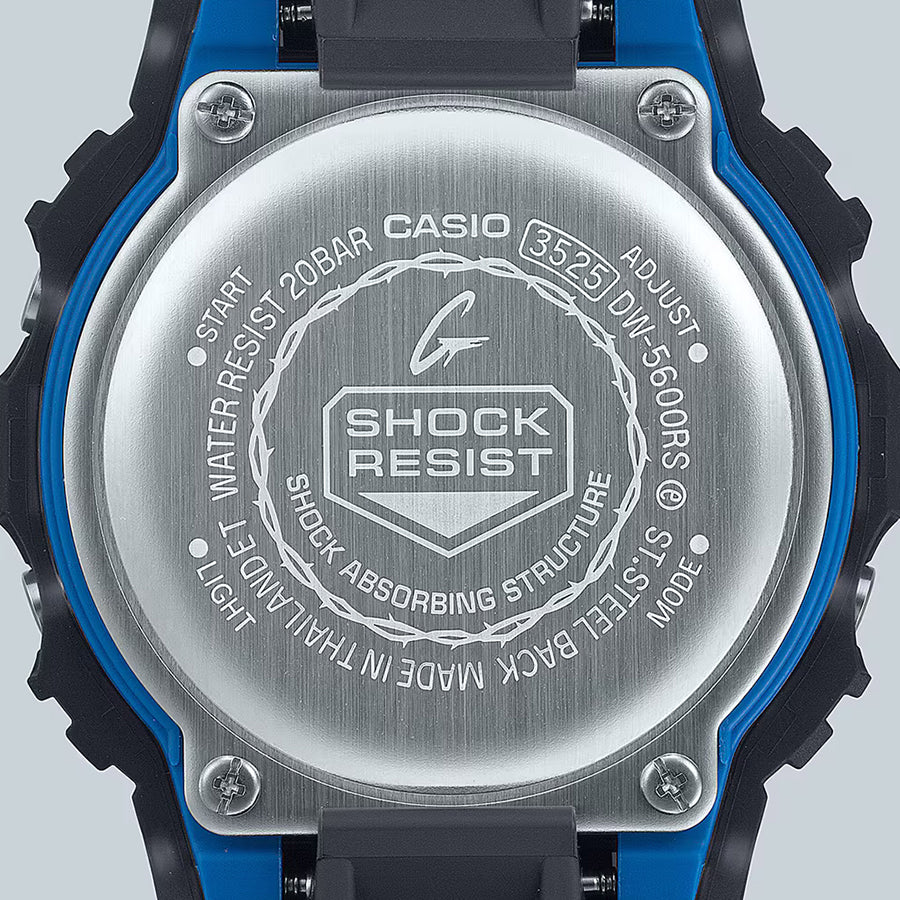 G-SHOCK プレシャスハートセレクション 2024 バラ DW-5600RS-8JF メンズ 腕時計 電池式 デジタル スクエア 樹脂バンド ブルー