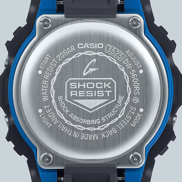 G-SHOCK プレシャスハートセレクション 2024 バラ DW-5600RS-8JF メンズ 腕時計 電池式 デジタル スクエア 樹脂バンド ブルー