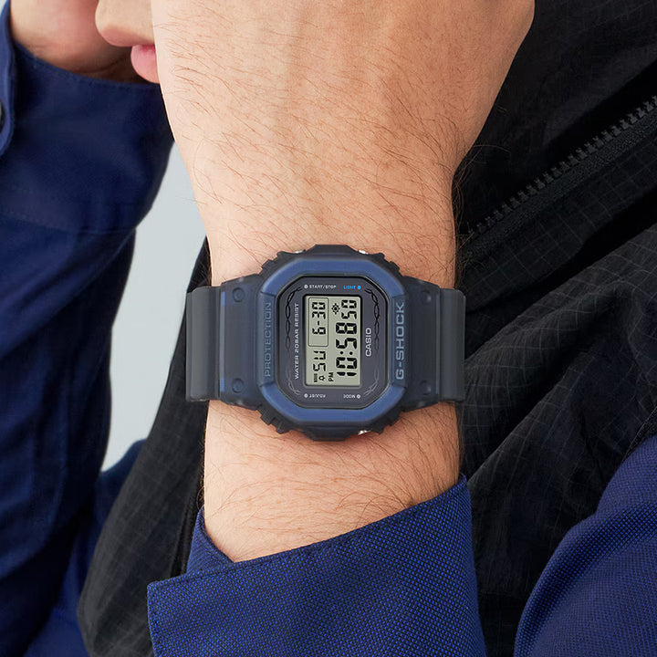 G-SHOCK プレシャスハートセレクション 2024 バラ DW-5600RS-8JF メンズ 腕時計 電池式 デジタル スクエア 樹脂バンド ブルー