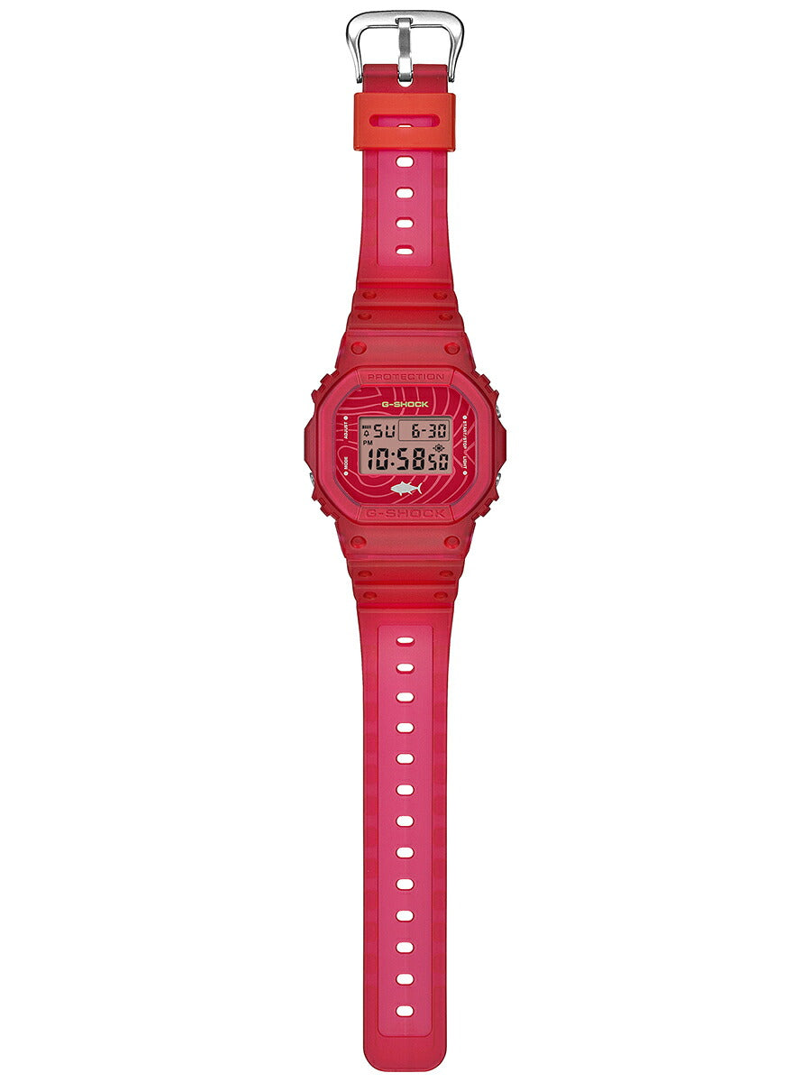 G-SHOCK SUSHI 寿司 まぐろ DW-5600SSH-4JR メンズ 電池式 デジタル スクエア 樹脂バンド 日本製