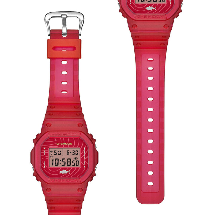 G-SHOCK SUSHI 寿司 まぐろ DW-5600SSH-4JR メンズ 電池式 デジタル スクエア 樹脂バンド 日本製
