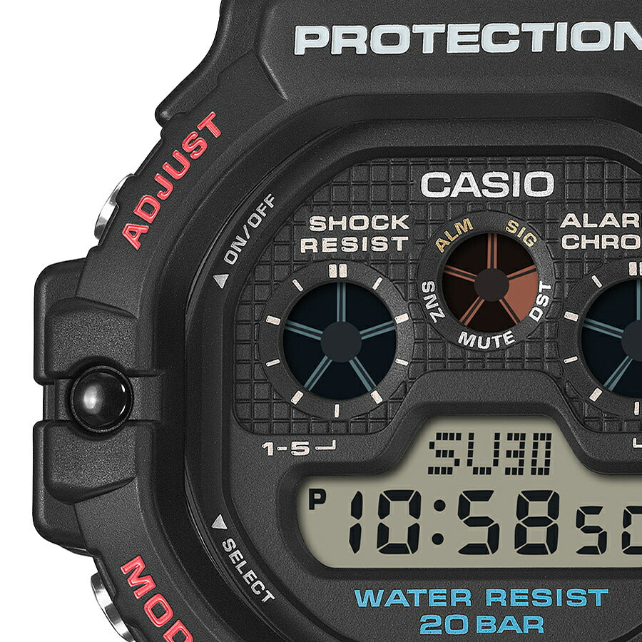 G-SHOCK デジタル 5900シリーズ DW-5900U-1JF メンズ 電池式 デジタル スクエア 樹脂バンド ブラック