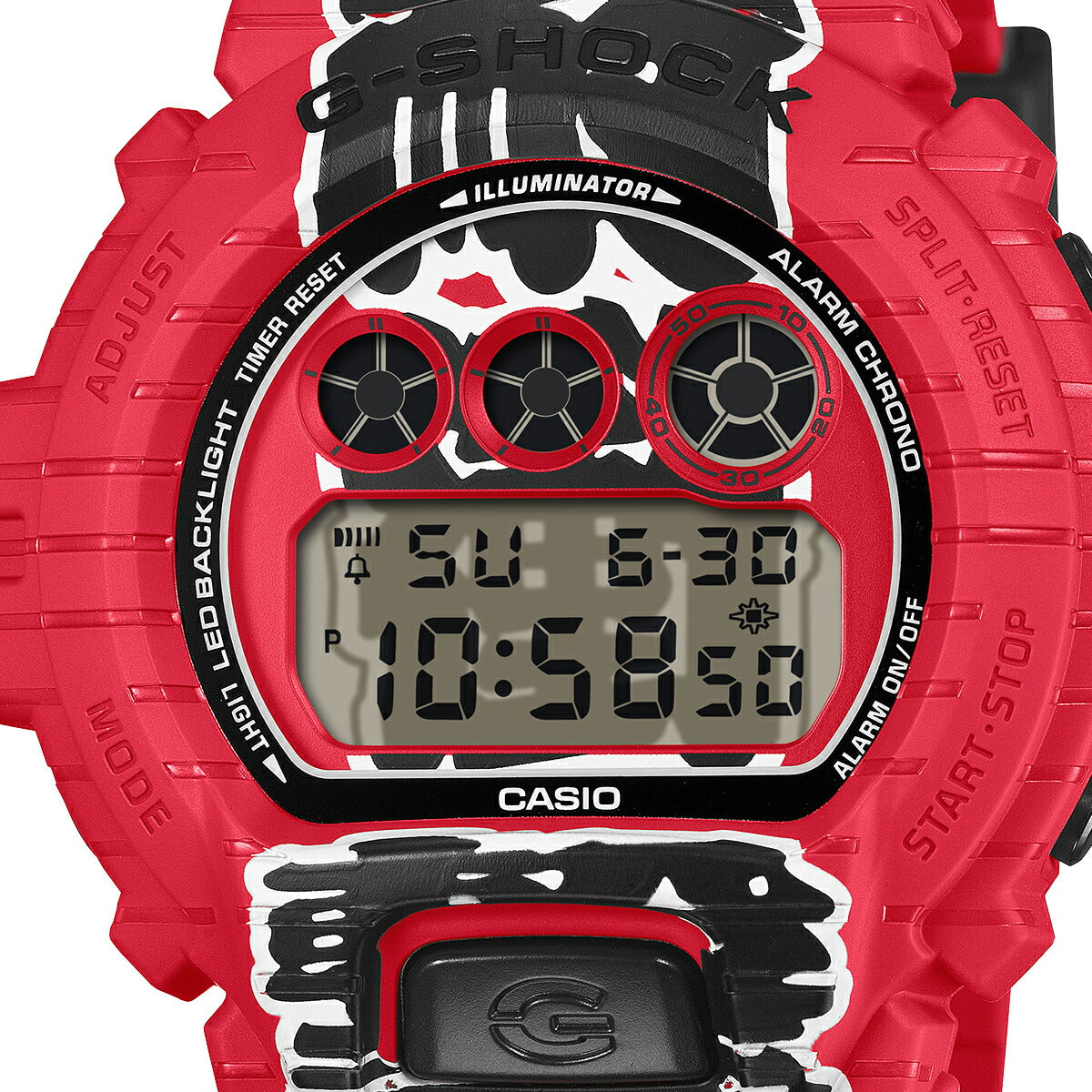 G-SHOCK 赤提灯 耐衝撃 DW-6900AKA-4JR メンズ 電池式 デジタル 樹脂