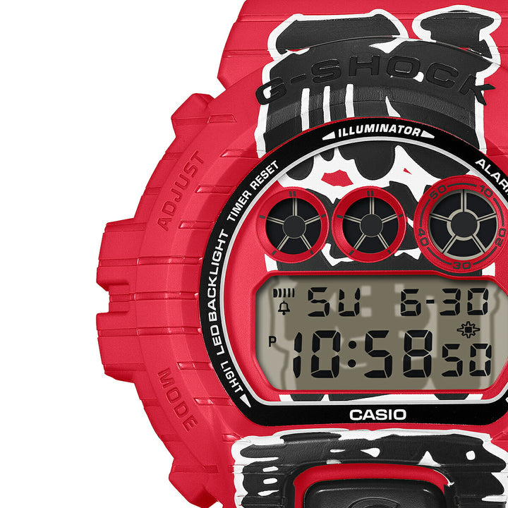 G-SHOCK 赤提灯 耐衝撃 DW-6900AKA-4JR メンズ 電池式 デジタル 樹脂バンド