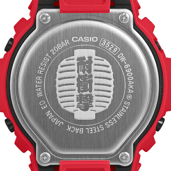 4月10日発売》G-SHOCK 赤提灯 耐衝撃 DW-6900AKA-4JR メンズ 電池式