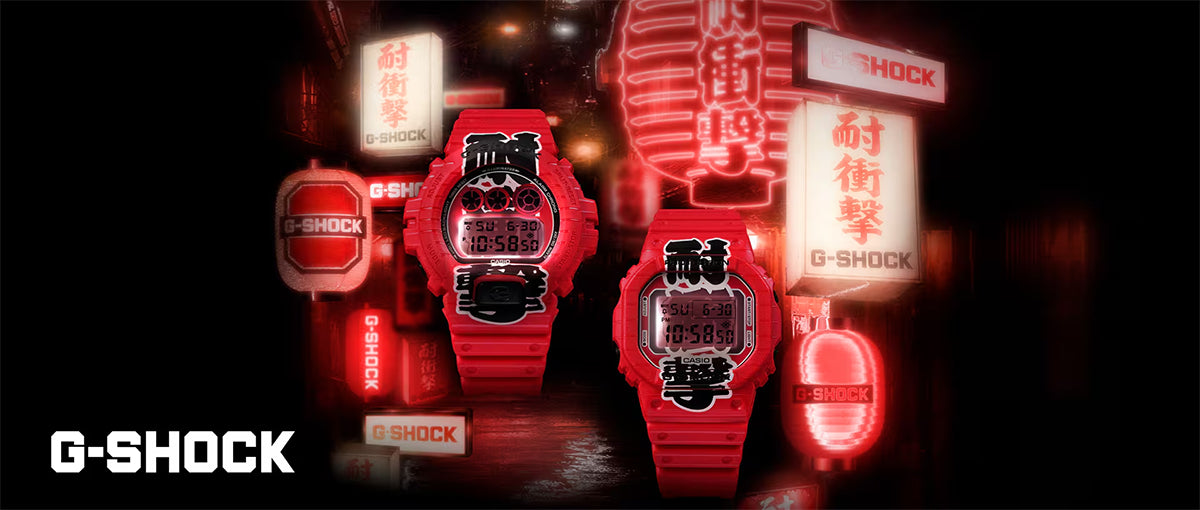 G-SHOCK 赤提灯 耐衝撃 DW-6900AKA-4JR メンズ 電池式 デジタル 樹脂バンド