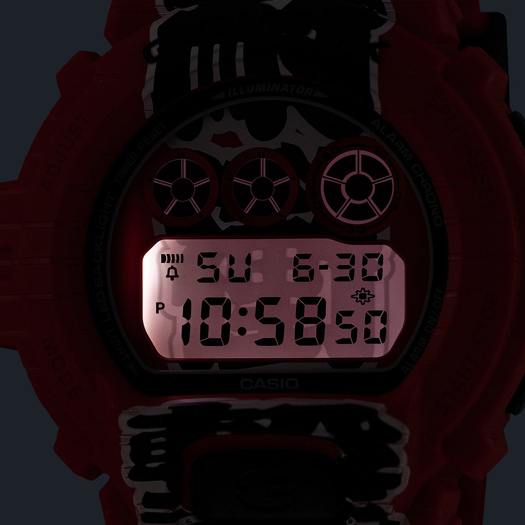 G-SHOCK 赤提灯 耐衝撃 DW-6900AKA-4JR メンズ 電池式 デジタル 樹脂バンド