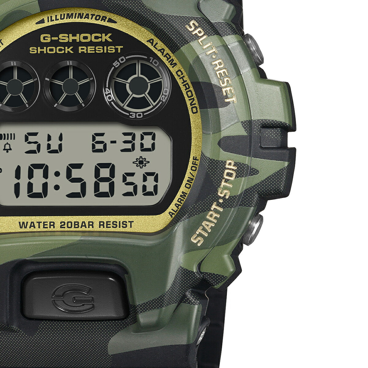 G-SHOCK DW-6900MC ジャミンカラー グリーン カモ 限定 箱付き 6月19日発売/予約》G-SHOCK ボールドカモシリーズ カモフラージュ