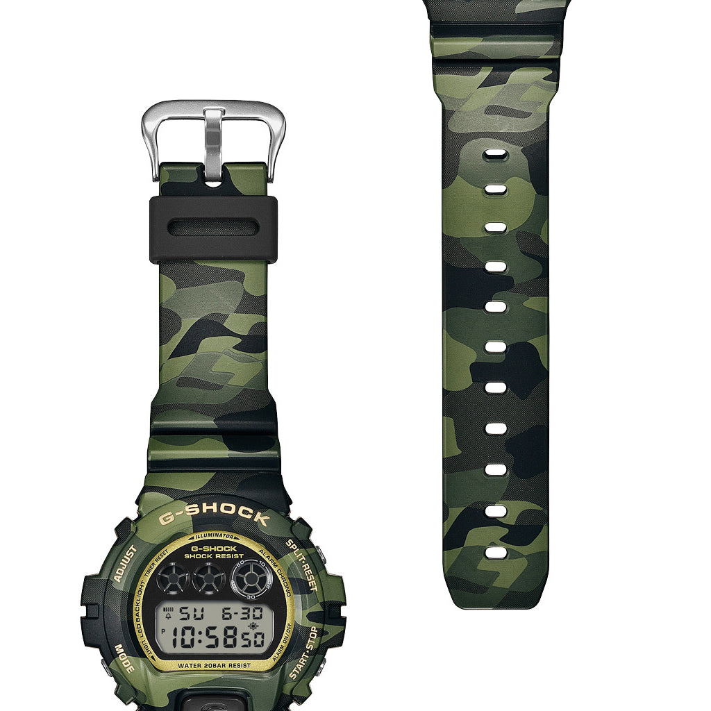 G-SHOCK ボールドカモシリーズ カモフラージュ & ゴールド DW-6900CMG-3JF メンズ 電池式 デジタル