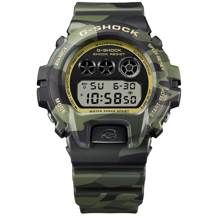 G-SHOCK ボールドカモシリーズ カモフラージュ & ゴールド DW-6900CMG-3JF メンズ 電池式 デジタル