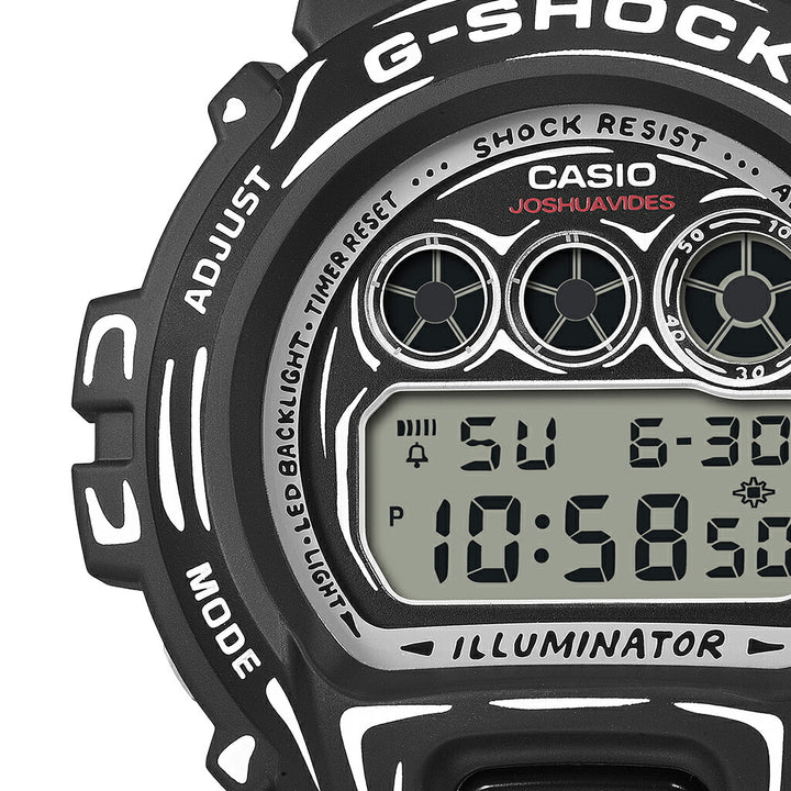 G-SHOCK Joshua Vides コラボレーションモデル ブラック DW-6900JV-1JR メンズ 電池式 デジタル 樹脂バンド