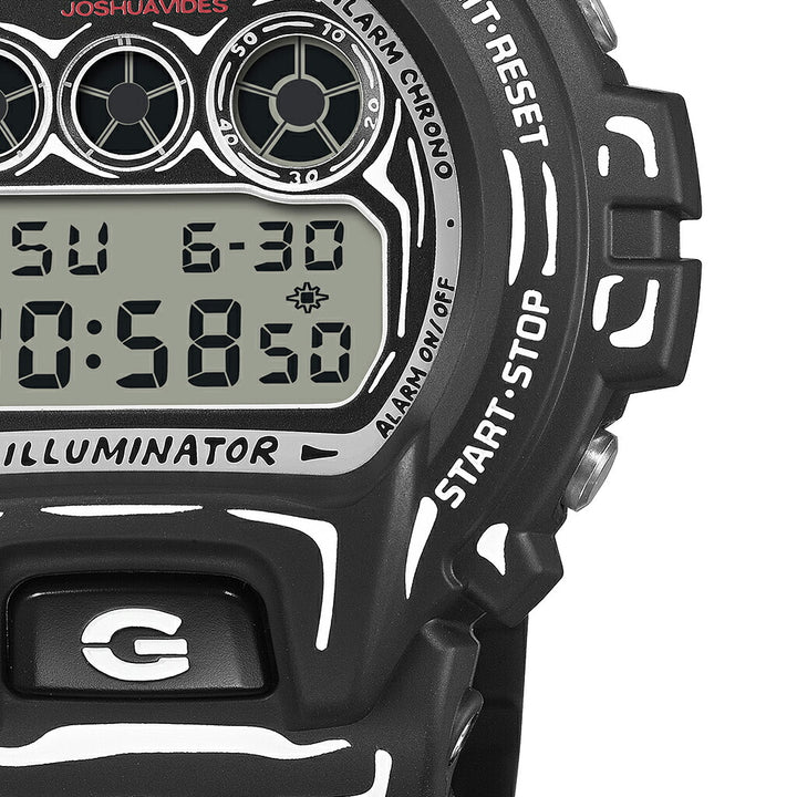 G-SHOCK Joshua Vides コラボレーションモデル ブラック DW-6900JV-1JR メンズ 電池式 デジタル 樹脂バンド