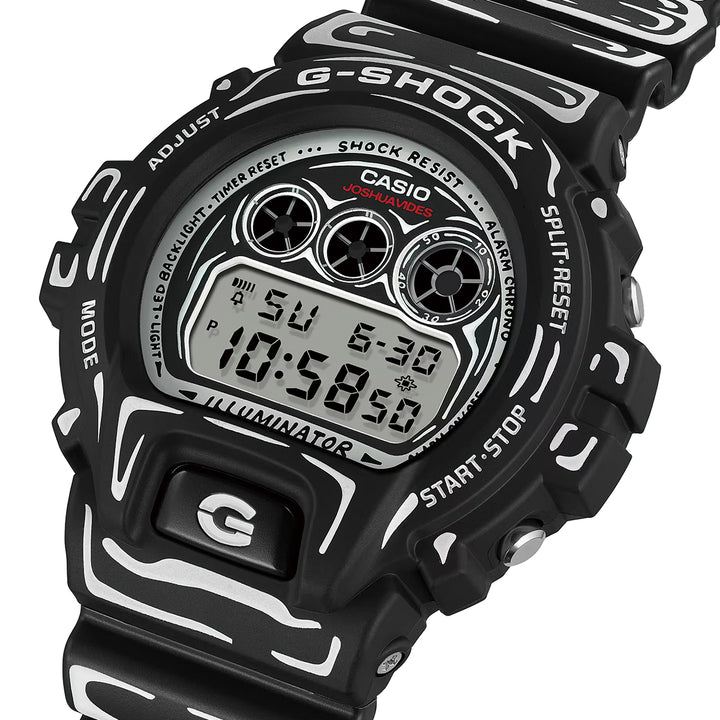 G-SHOCK Joshua Vides コラボレーションモデル ブラック DW-6900JV-1JR メンズ 電池式 デジタル 樹脂バンド