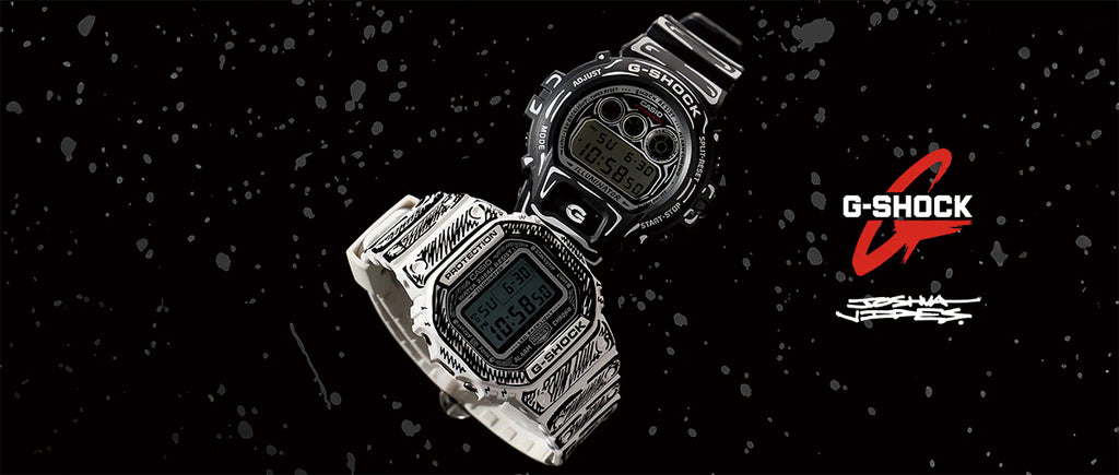 G-SHOCK Joshua Vides コラボレーションモデル ブラック DW-6900JV-1JR メンズ 電池式 デジタル 樹脂バンド