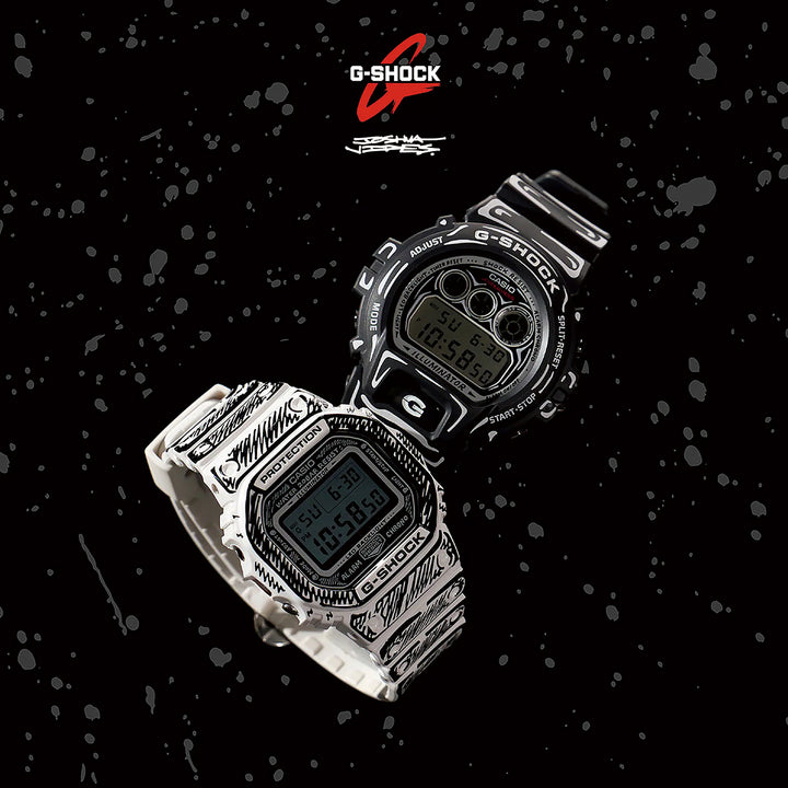 G-SHOCK Joshua Vides コラボレーションモデル ブラック DW-6900JV-1JR メンズ 電池式 デジタル 樹脂バンド