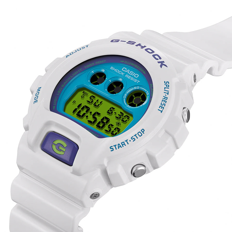 G-SHOCK CRAZY COLORS 2024 ホワイト ブルー DW-6900RCS-7JF メンズ 電池式 デジタル ラウンド トリ –  THE CLOCK HOUSE公式オンラインストア