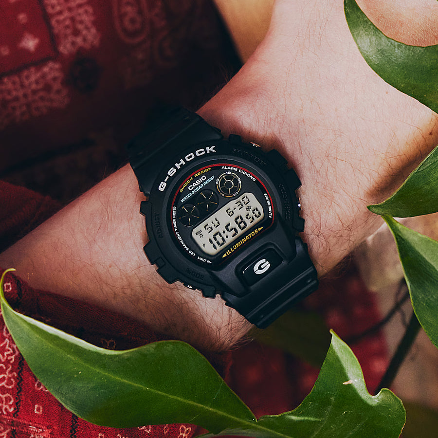 G-SHOCK アイコニックスタイルズ 初代カラーモデル DW-6900RL-1JF メンズ 電池式 デジタル ラウンド トリグラム 樹脂バンド 国内正規品 カシオ