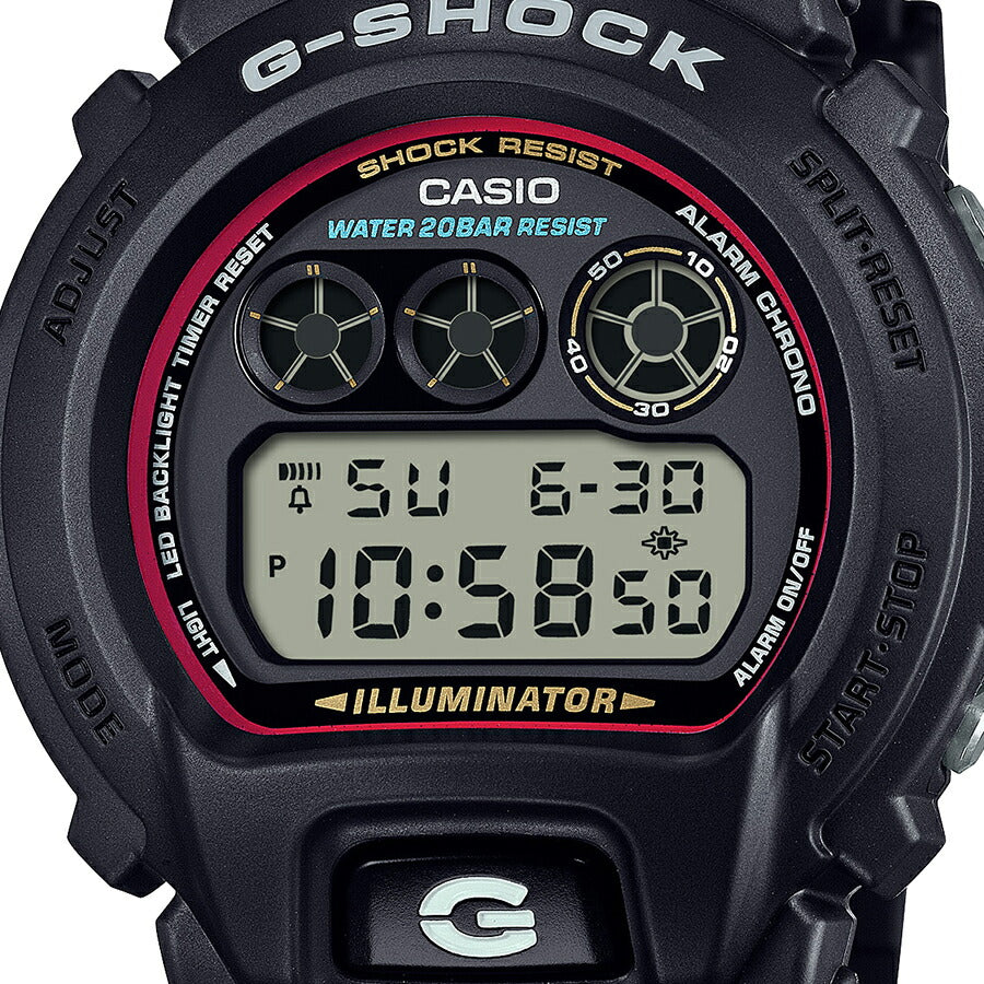 G-SHOCK アイコニックスタイルズ 初代カラーモデル DW-6900RL-1JF メンズ 電池式 デジタル ラウンド トリグラム 樹脂バンド 国内正規品 カシオ