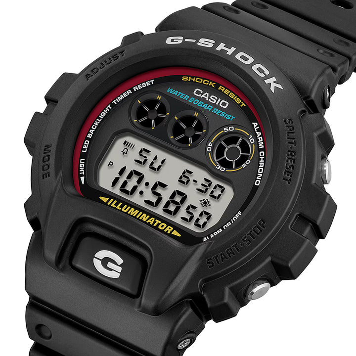G-SHOCK アイコニックスタイルズ 初代カラーモデル DW-6900RL-1JF メンズ 電池式 デジタル ラウンド トリグラム 樹脂バンド 国内正規品 カシオ