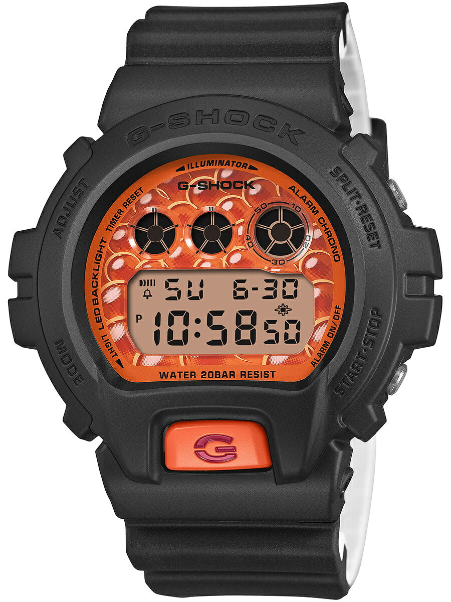 10月16日発売/予約》G-SHOCK SUSHI 寿司 いくら DW-6900SSH-1JR メンズ