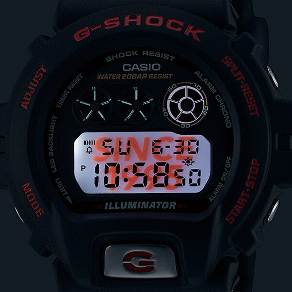 G-SHOCK DW-6900 30周年記念モデル DW-6900TR-1JR メンズ 腕時計 電池式 デジタル ラウンド トリグラム 樹脂バンド ブラック 国内正規品 カシオ