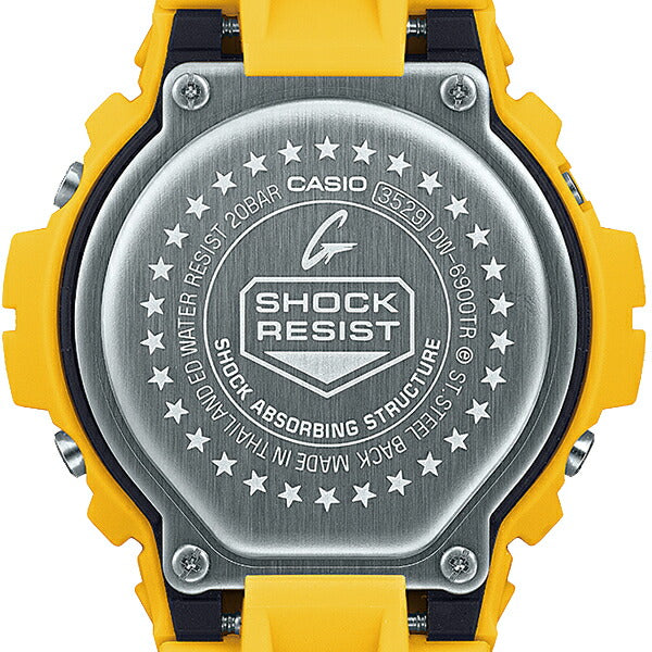 G-SHOCK DW-6900 30周年記念モデル DW-6900TR-9JR メンズ 腕時計 電池式 デジタル ラウンド トリグラム 樹脂バンド イエロー 国内正規品 カシオ