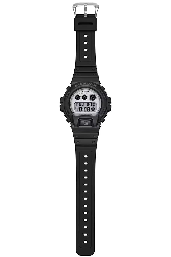 G-SHOCK ブラック&ブリリアントホワイト DW-6900WD-1JF メンズ 腕時計 電池式 デジタル ラウンド トリグラム 樹脂バンド 国内正規品 カシオ