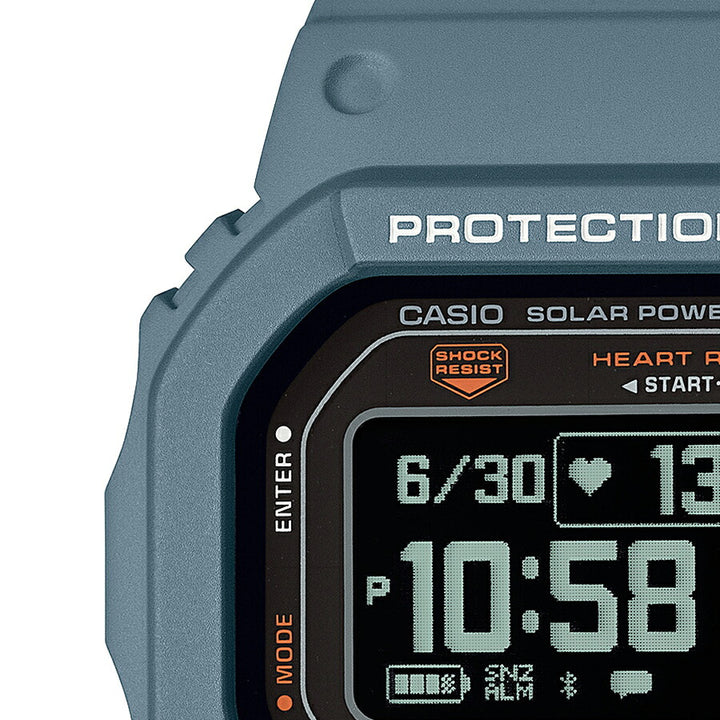 G-SHOCK G-SQUAD 心拍計測 血中酸素レベル計測 DW-H5600-2JR メンズ 腕時計 ソーラー Bluetooth 反転液晶 国内正規品 カシオ