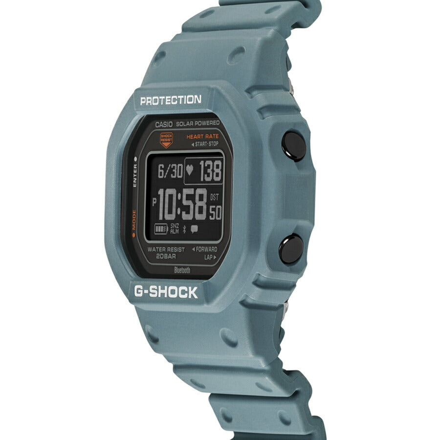 G-SHOCK G-SQUAD 心拍計測 血中酸素レベル計測 DW-H5600-2JR メンズ 腕時計 ソーラー Bluetooth 反転液晶 国内正規品 カシオ