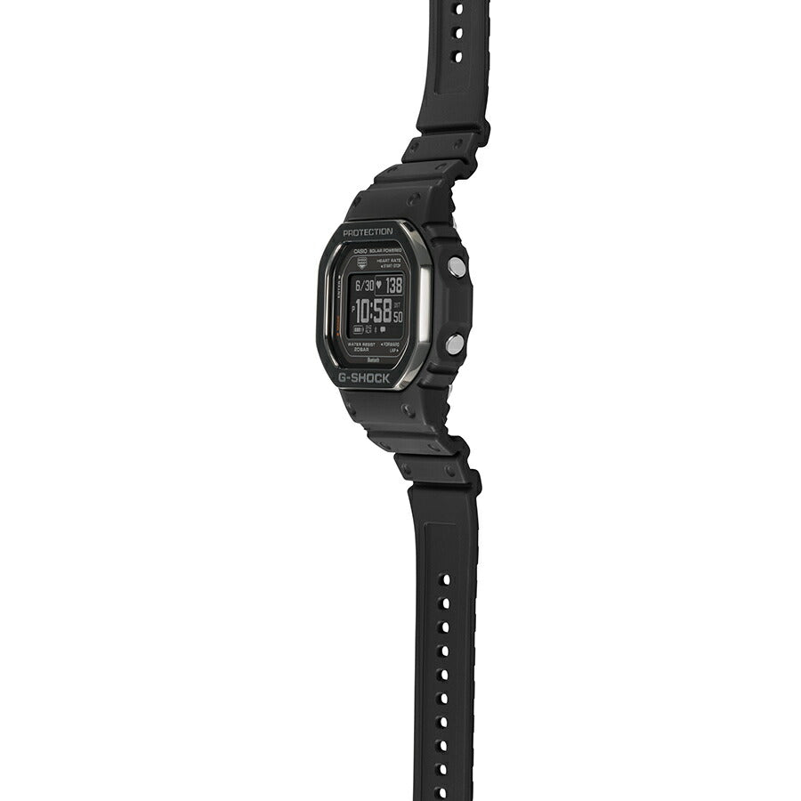 G-SHOCK G-SQUAD 心拍計測 血中酸素レベル計測 DW-H5600MB-1JR メンズ 腕時計 ソーラー Bluetooth 反転液晶 ブラック 国内正規品 カシオ