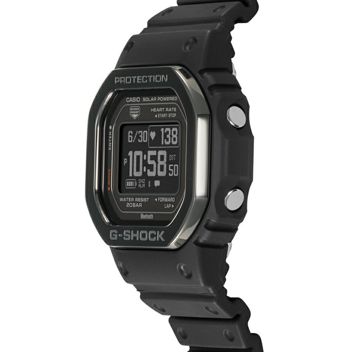 G-SHOCK G-SQUAD 心拍計測 血中酸素レベル計測 DW-H5600MB-1JR メンズ 腕時計 ソーラー Bluetooth 反転液晶 ブラック 国内正規品 カシオ