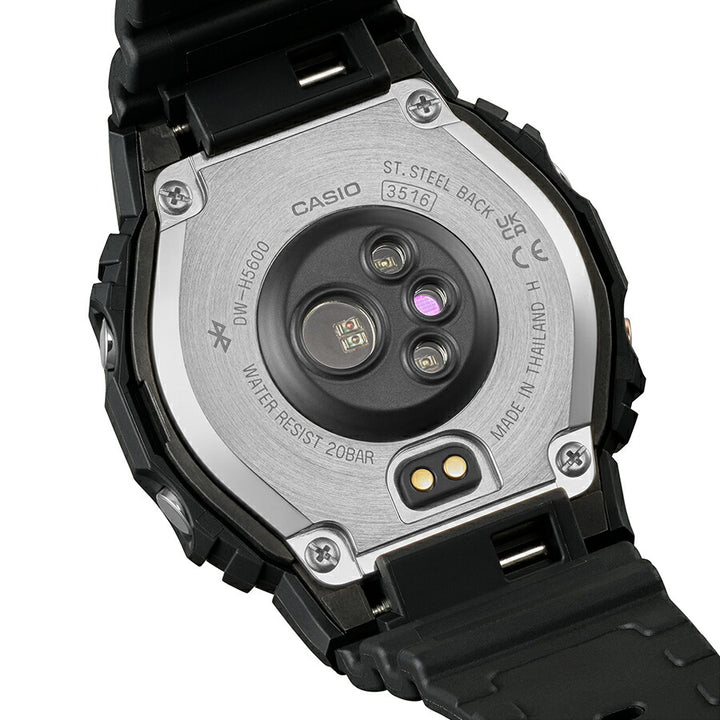 G-SHOCK G-SQUAD 心拍計測 血中酸素レベル計測 DW-H5600MB-1JR メンズ 腕時計 ソーラー Bluetooth 反転液晶 ブラック 国内正規品 カシオ