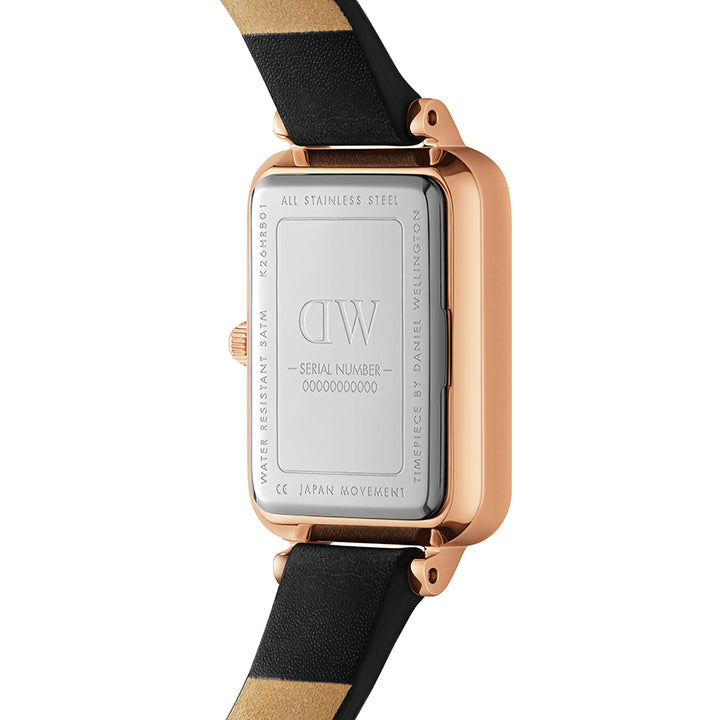 DANIEL WELLINGTON ダニエルウェリントン QUADRO PRESSED SHEFFIELD クアドロ シェフィールド スクエア DW00100434 レディース 腕時計 クオーツ 電池式 革ベルト