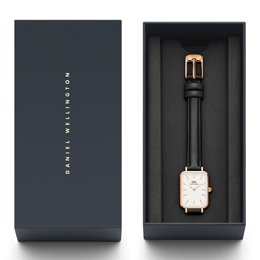 DANIEL WELLINGTON ダニエルウェリントン QUADRO PRESSED SHEFFIELD クアドロ シェフィールド スクエア DW00100434 レディース 腕時計 クオーツ 電池式 革ベルト