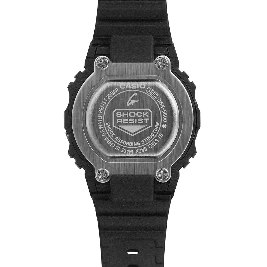 G-SHOCK Nano ナノ ブラック DWN-5600-1JR メンズ レディース 指輪サイズ ウオッチ 電池式 デジタル スクエア 樹脂バンド